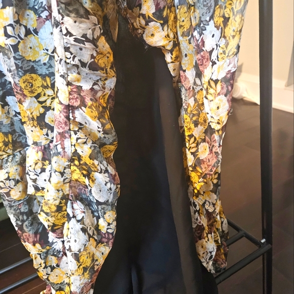 Maxi layered floral print dress - Picture 7 of 8